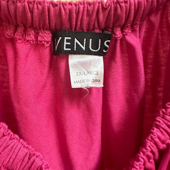 S110 - Venus Pink Swim Suit Cover up Dress Plus size 3X - Picture 4 of 6